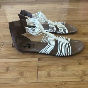 Circus by Sam Edelman Brown/White Sandals